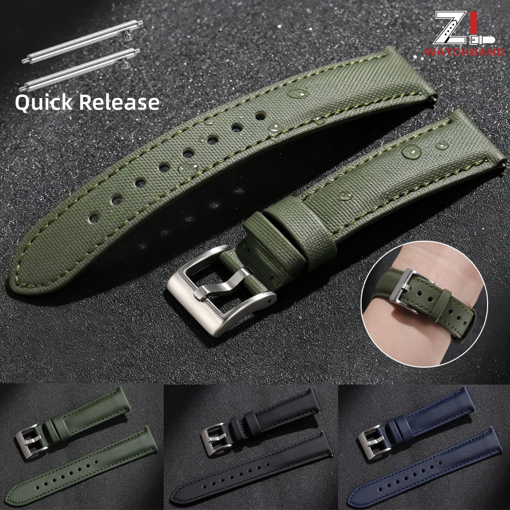 Canvas Strap Watch - 오메가 스트랩용 블랑팡 프리미엄 세일클로스 시계줄