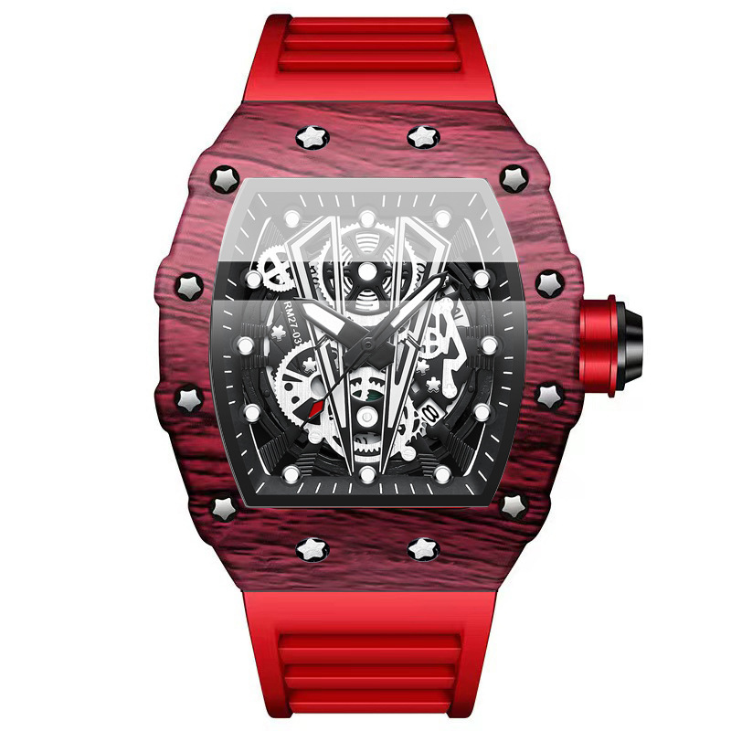 Rubber Strap Diver - 빈본드 B8577 패션 남성용 쿼츠 시계