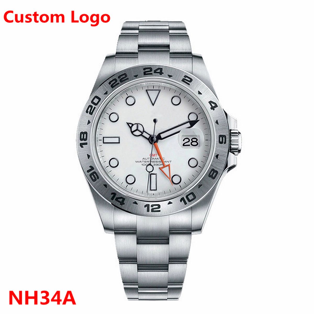 Stainless Bracelet Diver - 커스텀 럭셔리 39mm NH34 오토매틱 기계식