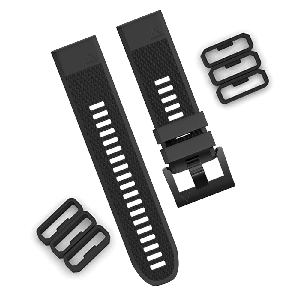 Silicone Watch Band 22Mm - Garmin Forerunner 945/935/955/965 Fenix ​​5/6/7 보안