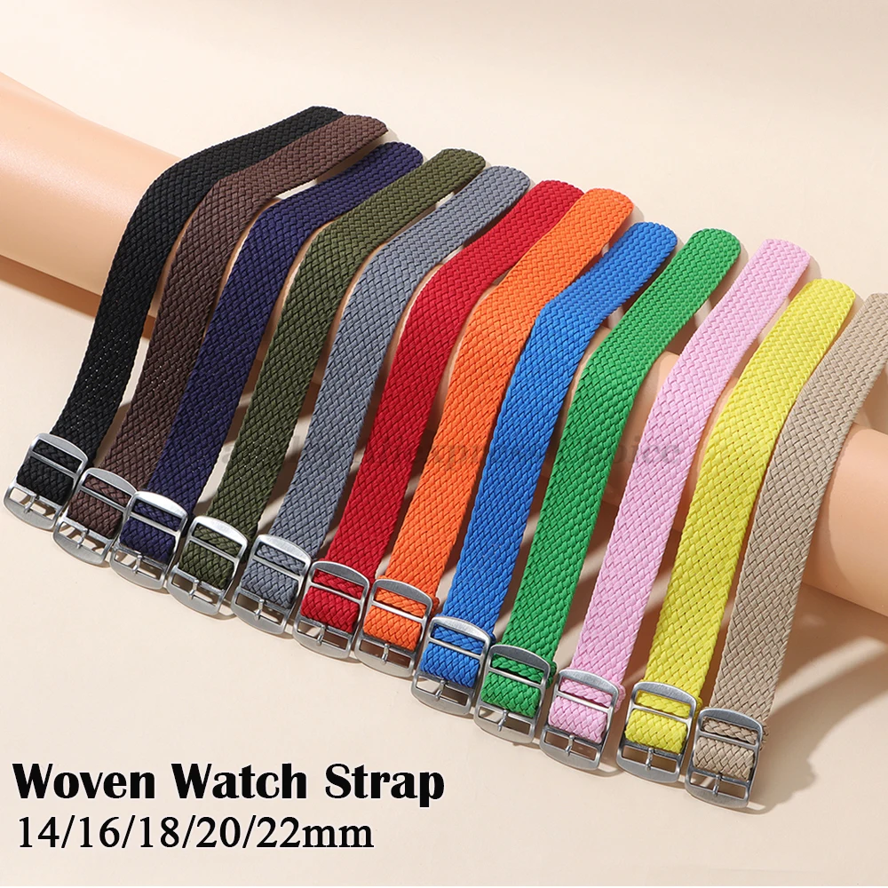 Perlon Strap Woven - 14mm 16mm 18mm 20mm 22mm 패브릭