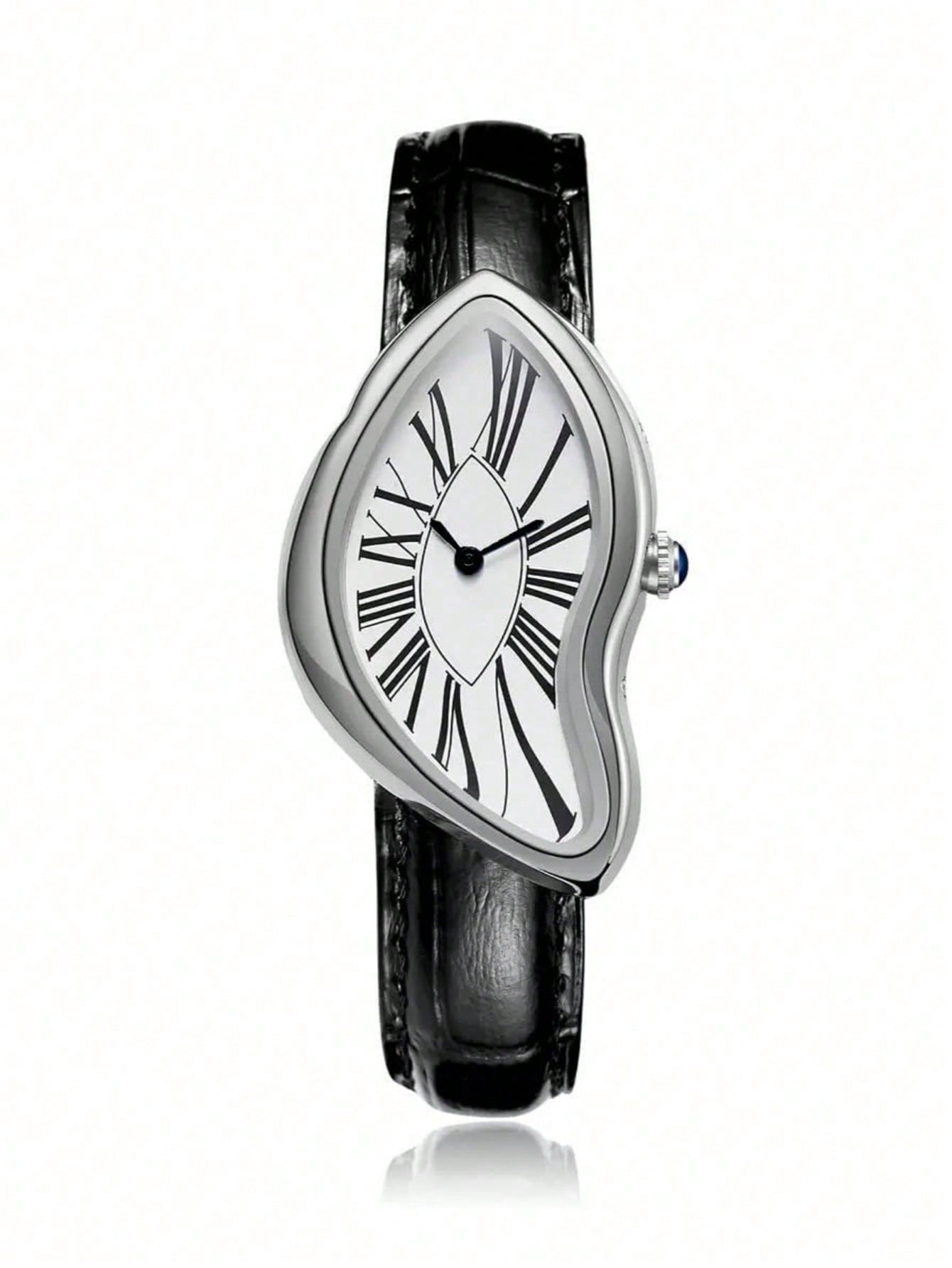 Leather Watch Band Men - 남녀공용 크리에이티브 멜트 럭셔리 시계, 패션