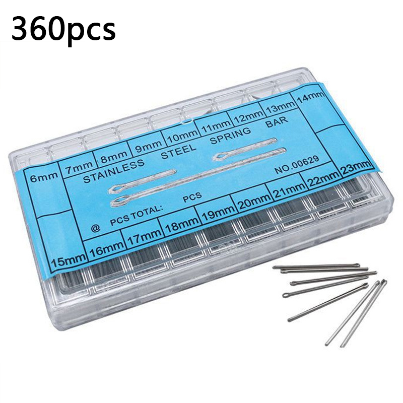 Spring Bar Tool Set - 360 조각 분할 핀 스테인레스 스틸