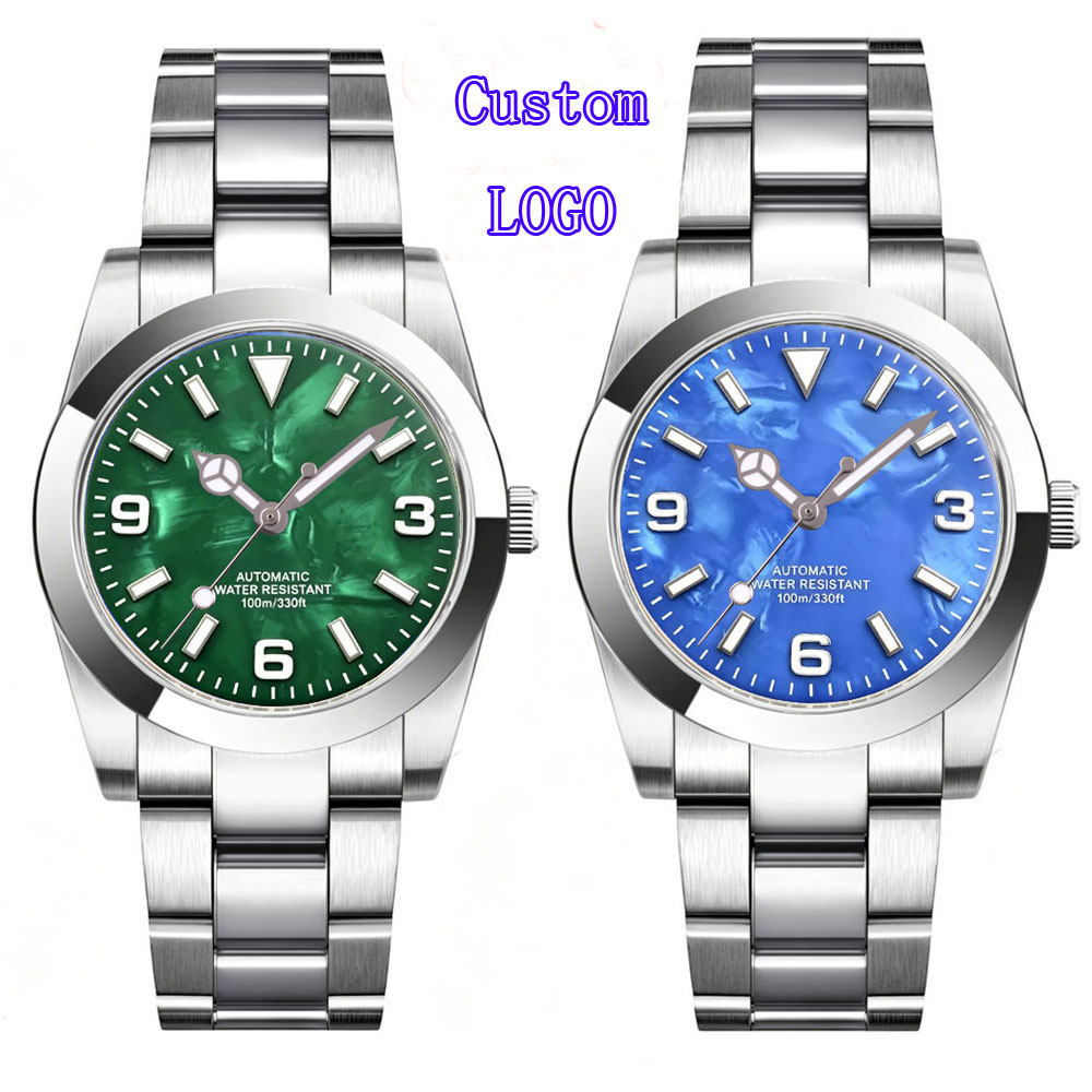 Stainless Bracelet Diver - 커스텀 로고 시계 36mm 39mm 자개