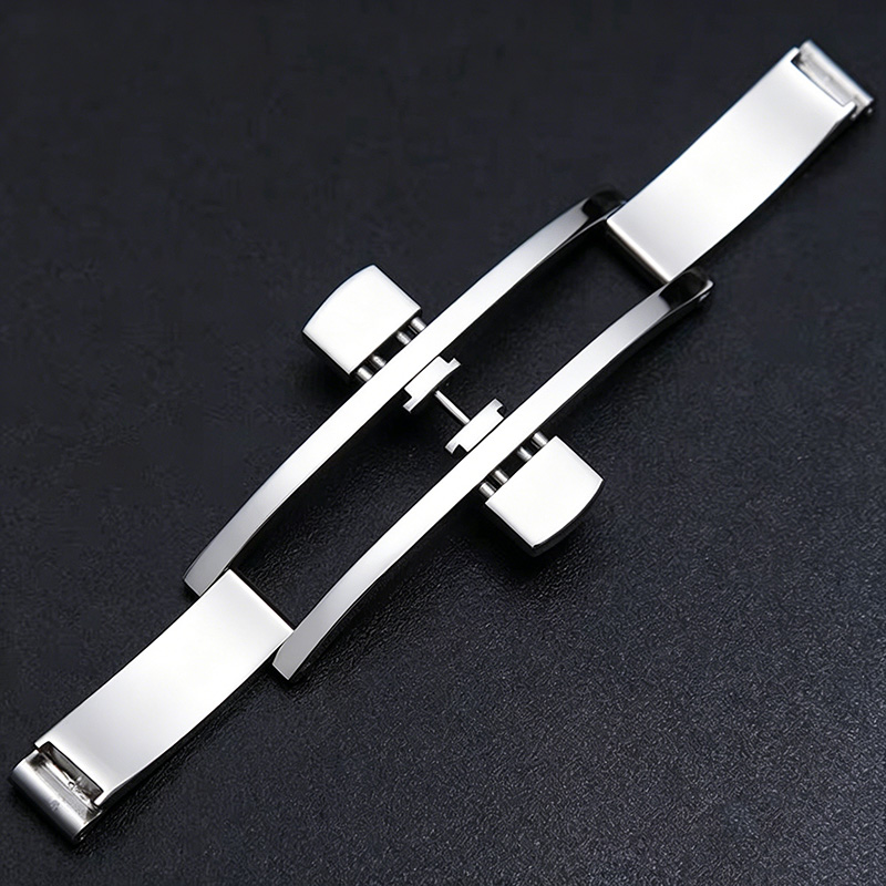 Butterfly Clasp Deployant - 시계줄 버클 스테인리스 스틸 더블 프레스