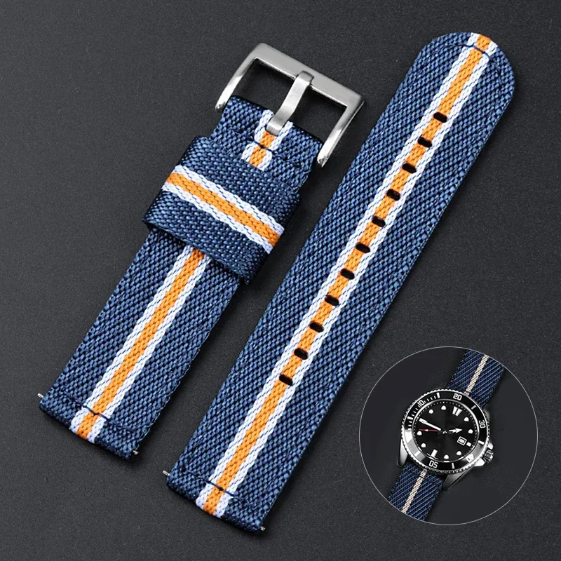 Suede Strap Watch - 세이코 남성용 밀리터리 스포츠 팔찌 용