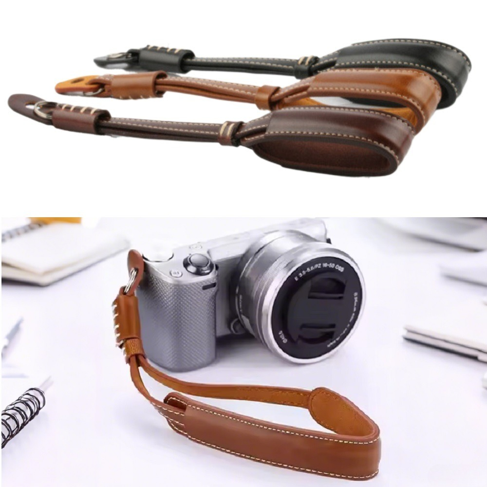 Leather Strap Quick Release - 퀵 릴리스 카메라 손목 스트랩, DSLR