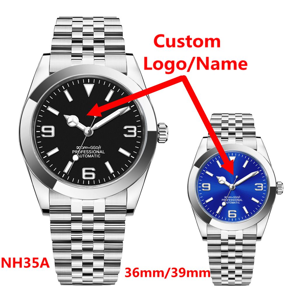 Stainless Bracelet Diver - 맞춤형 로고 고급 NH35 시계 여성