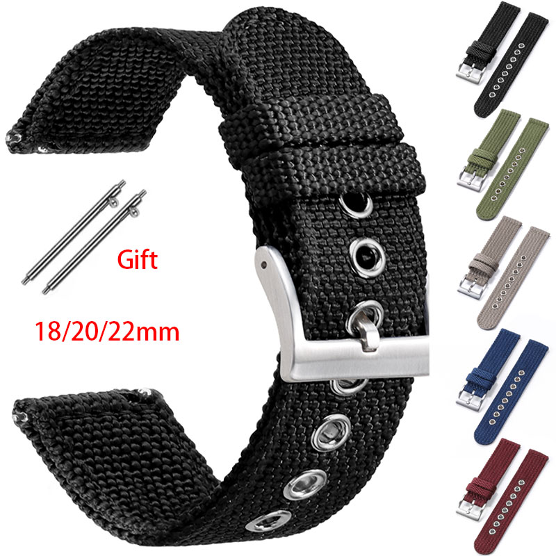 Nato Strap Nylon - 나일론 스트랩 18mm 20mm 22mm 밴드