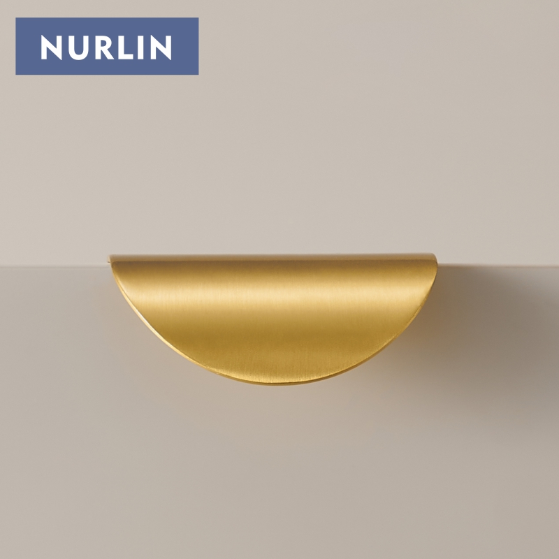 Curved Spring Bar - Nurlin 황동 접이식 짧은 가장자리 당겨