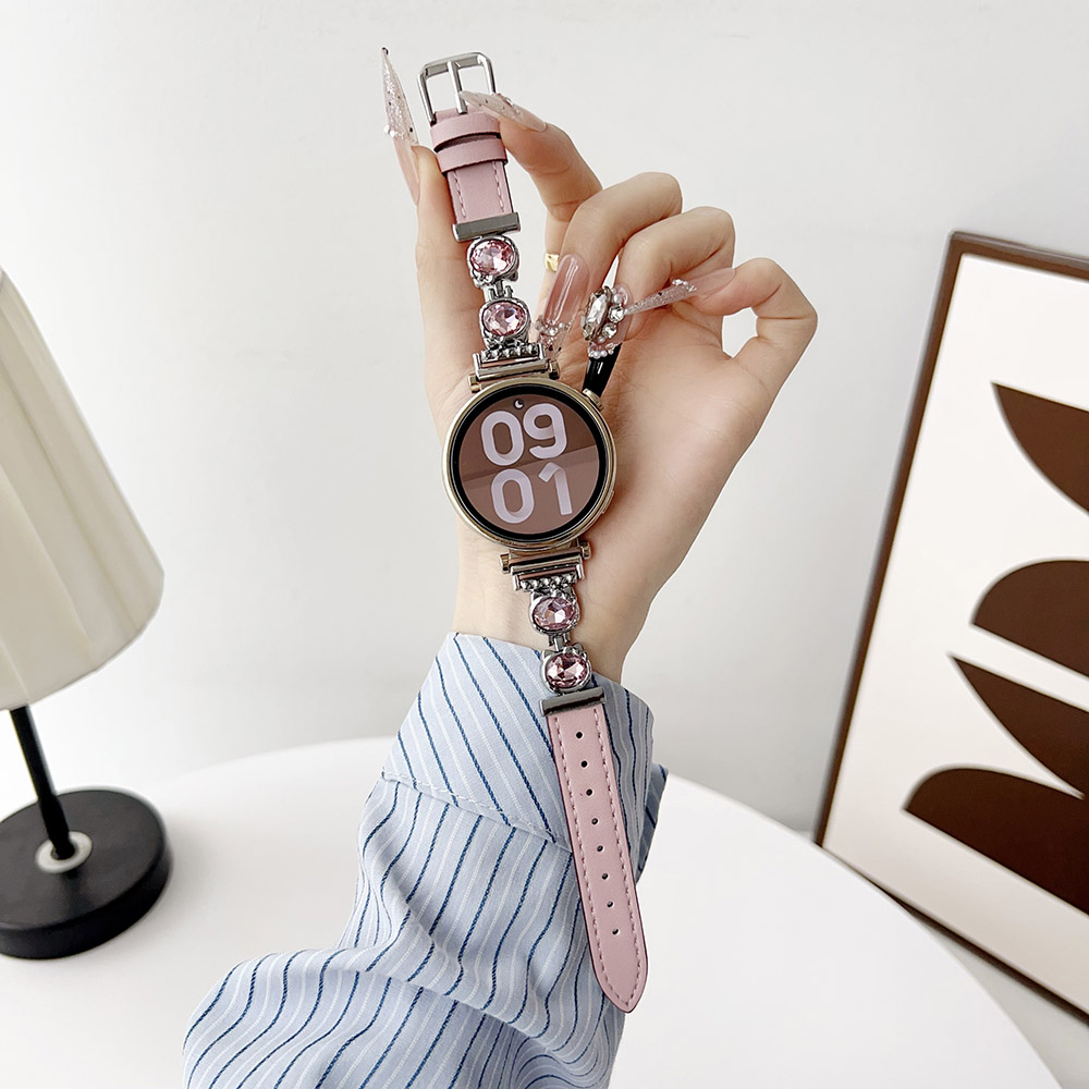 Leather Strap Quick Release - 여성을위한 Dressy 시계 팔찌 갤럭시 시계