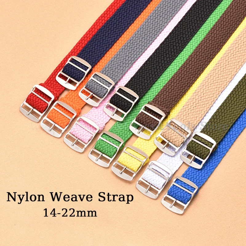 Perlon Strap Woven - Perlon 시계 밴드 팔찌 여성용 나일론