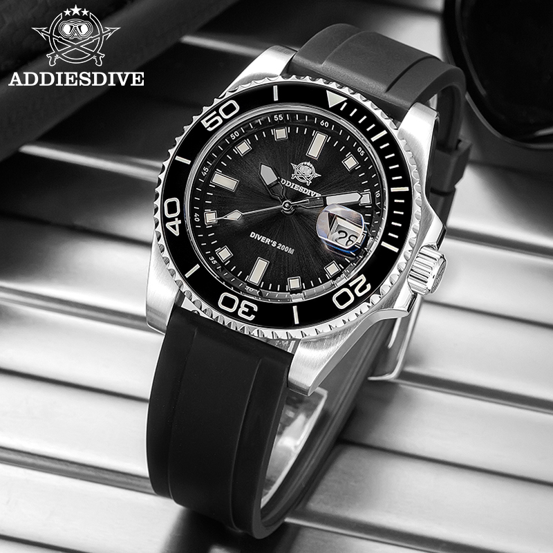 Rubber Strap Diver - ADDIESDIVE 2115 쿼츠 다이브 시계 200m