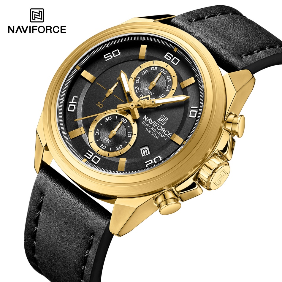 Leather Watch Band Men - NAVIFORCE 손목 시계 정품 가죽 스트랩