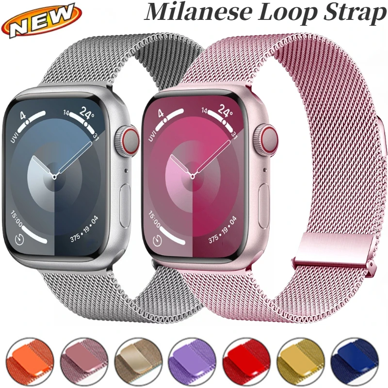 Milanese Loop Magnetic - 애플워치 밴드 11 10 9 8