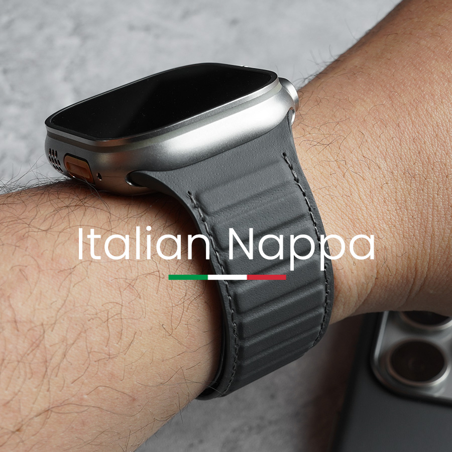 Suede Strap Watch - Apple Watch Ultra 2 밴드 용