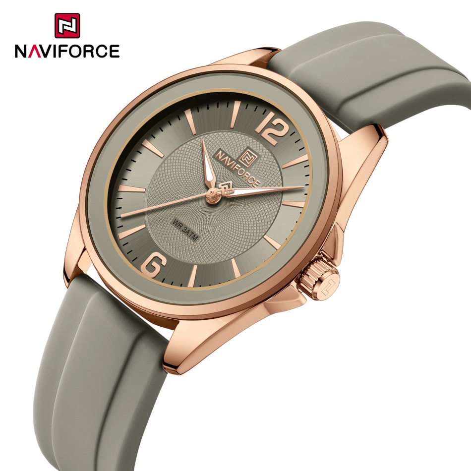 Silicone Band Women - 새로운 스타일 NAVIFORCE 여성용 시계 스포츠