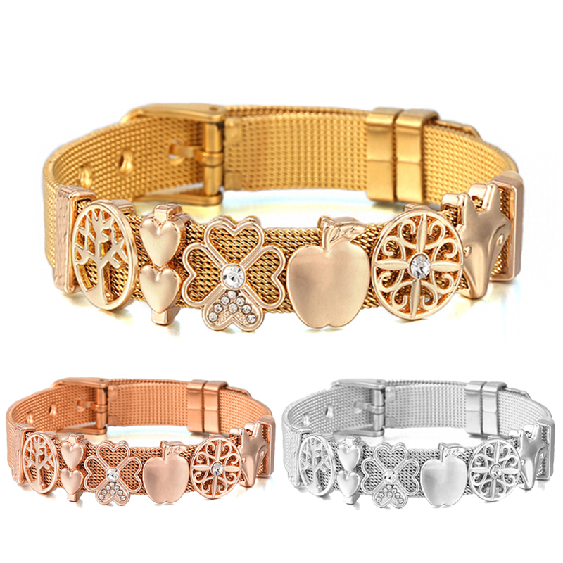 Mesh Strap Metal - 신상품 10mm 스테인리스 스틸 메쉬 팔찌