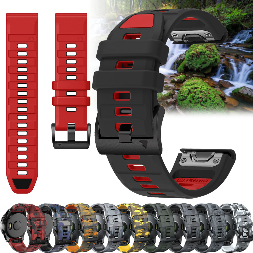 Silicone Watch Band 22Mm - 페닉스 E 47mm 공식 퀵핏 22mm