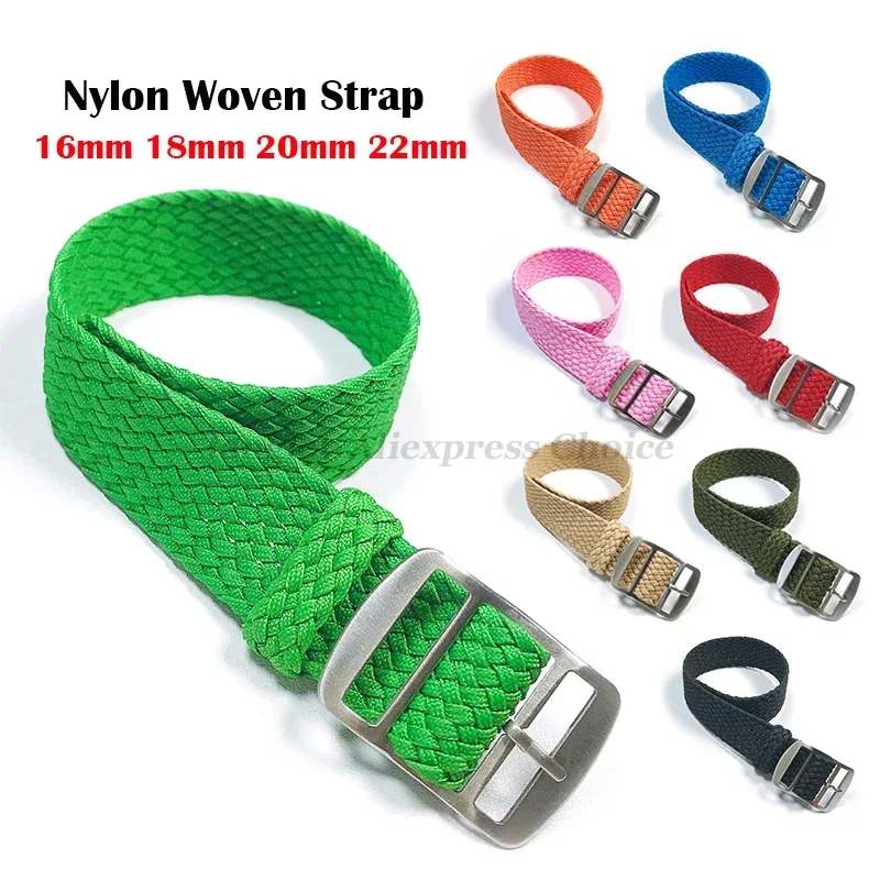 Perlon Strap Woven - 패브릭 짠 나일론 시계 밴드 팔찌