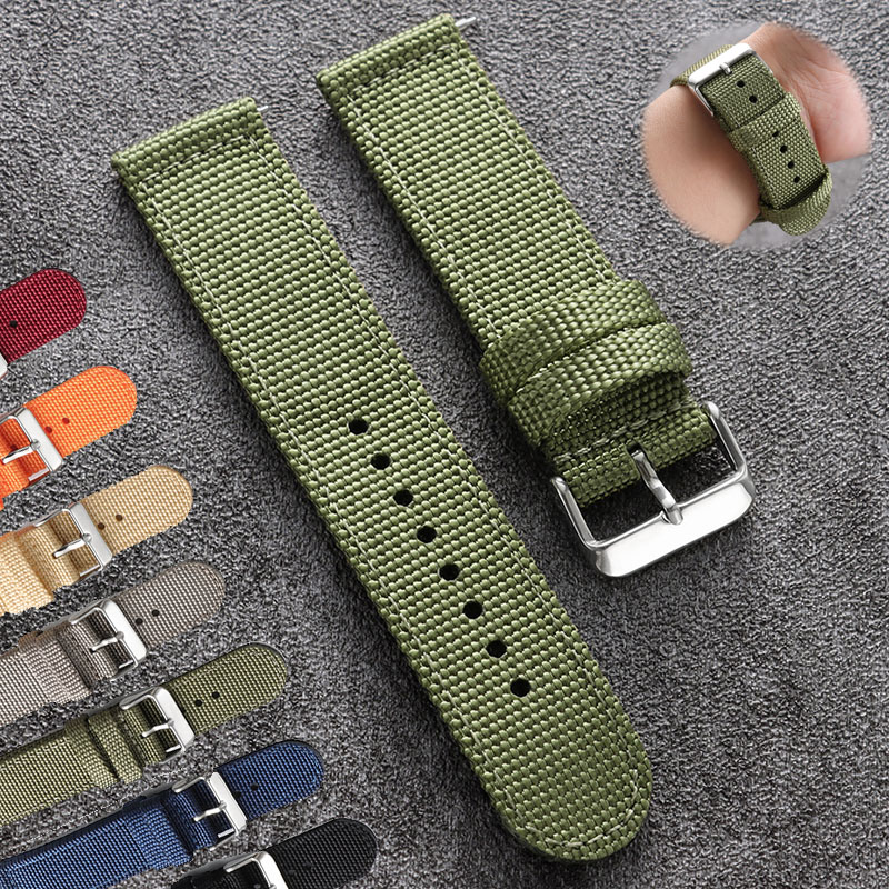 Canvas Strap Watch - 18mm 20mm 22mm 24mm 나일론 시계