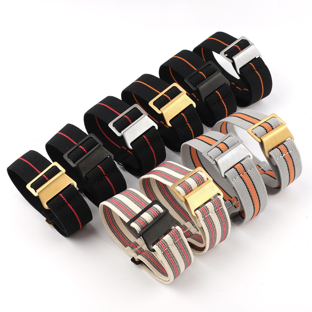 Parachute Strap Elastic - 낙하산 나일론 시계 밴드 18mm 20mm