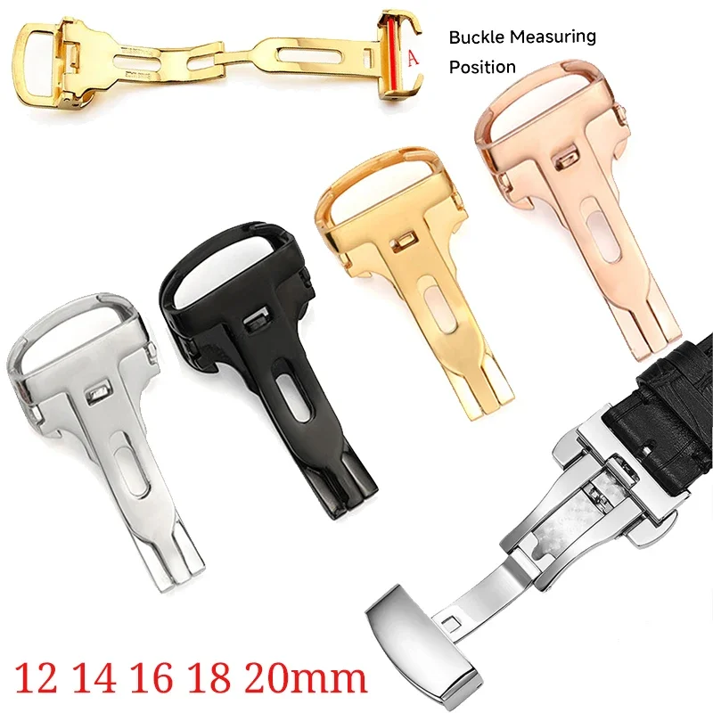 핫 워치 버클 스테인레스 스틸 시계 버터플라이 폴딩 버 - Butterfly Clasp Deployant 리뷰 및 가격