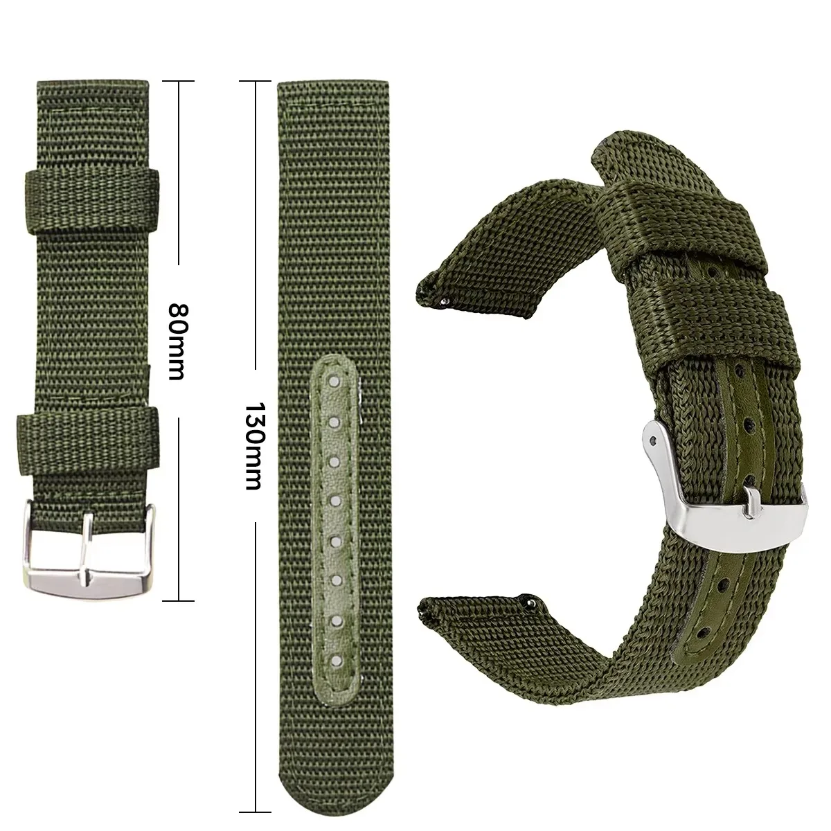 하이 퀄리티 나일론 캔버스 시계 밴드, 직조 소프트 벨 - Canvas Strap Watch 리뷰 및 가격