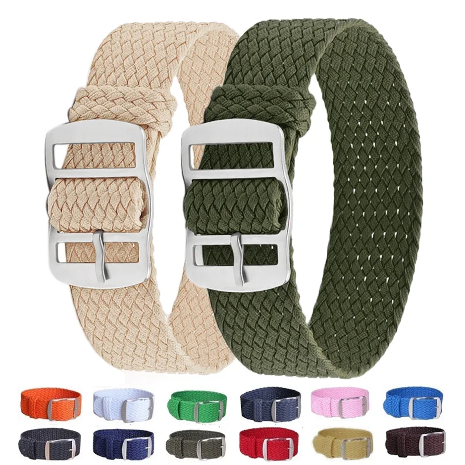14mm 16mm 18mm 20mm 22mm Perlo - Perlon Strap Woven 리뷰 및 가격