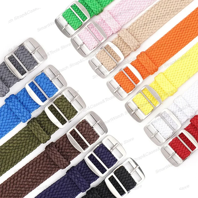 14mm 16mm 18mm 20mm 22mm Perlo - Perlon Strap Woven 리뷰 및 가격
