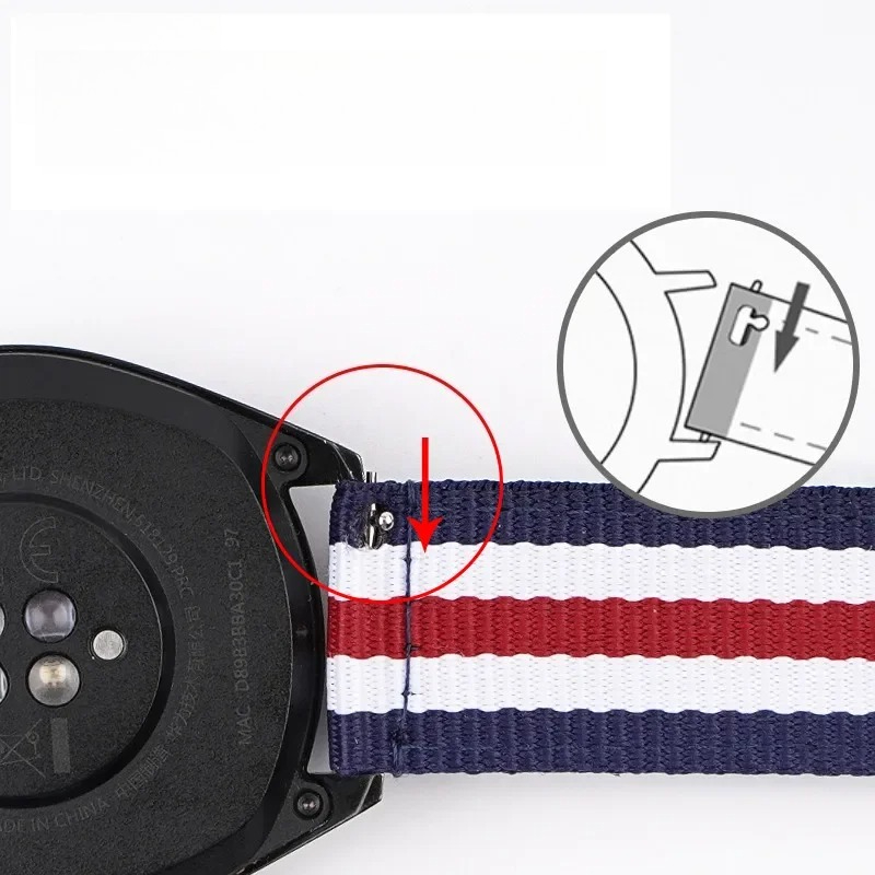 나일론 시계줄 20mm 22mm 퀵 릴리즈 남녀 공용  - Canvas Strap Watch 리뷰 및 가격