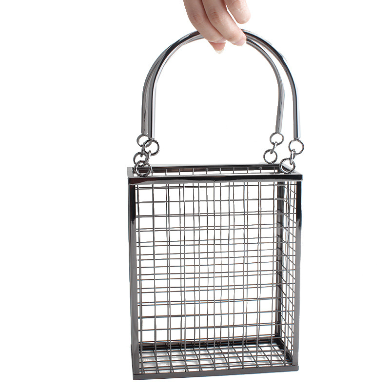 봄과 여름 메탈 홀로우 숄더백 패션 아이언 메쉬 여성용 - Mesh Strap Metal 리뷰 및 가격