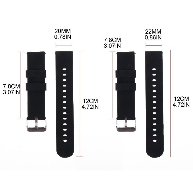 실리콘 스트랩 20/22mm 소프트 퀵 릴리스 손목 밴 - Silicone Watch Band 22Mm 리뷰 및 가격