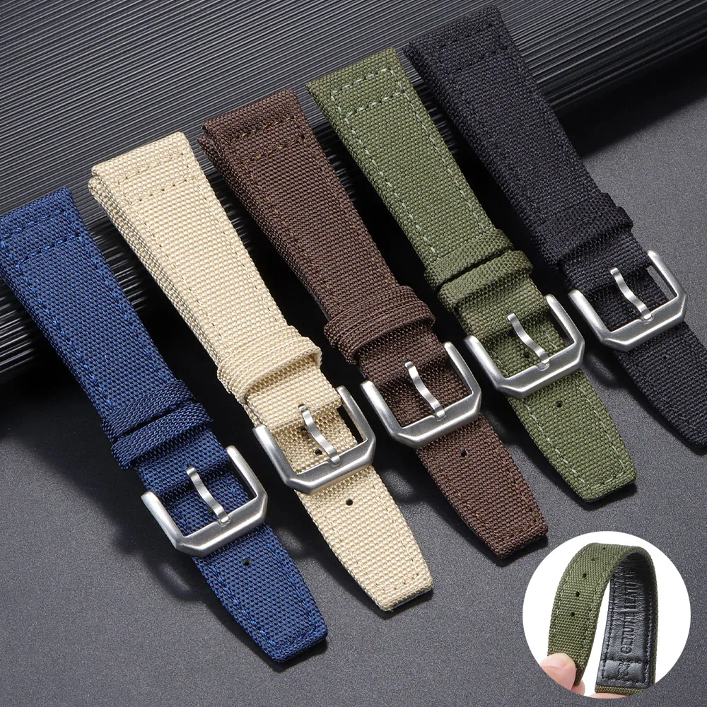 IWC 파일럿 시계 밴드 용 나일론 캔버스 시계 스트랩 - Nato Strap Nylon 리뷰 및 가격