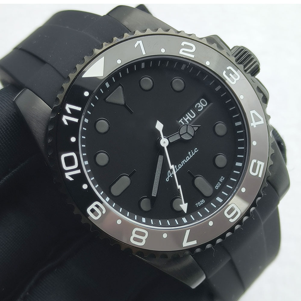 40MM NH36 시계 블랙 남성용 스테인레스 스틸 기 - Stainless Bracelet Diver 리뷰 및 가격