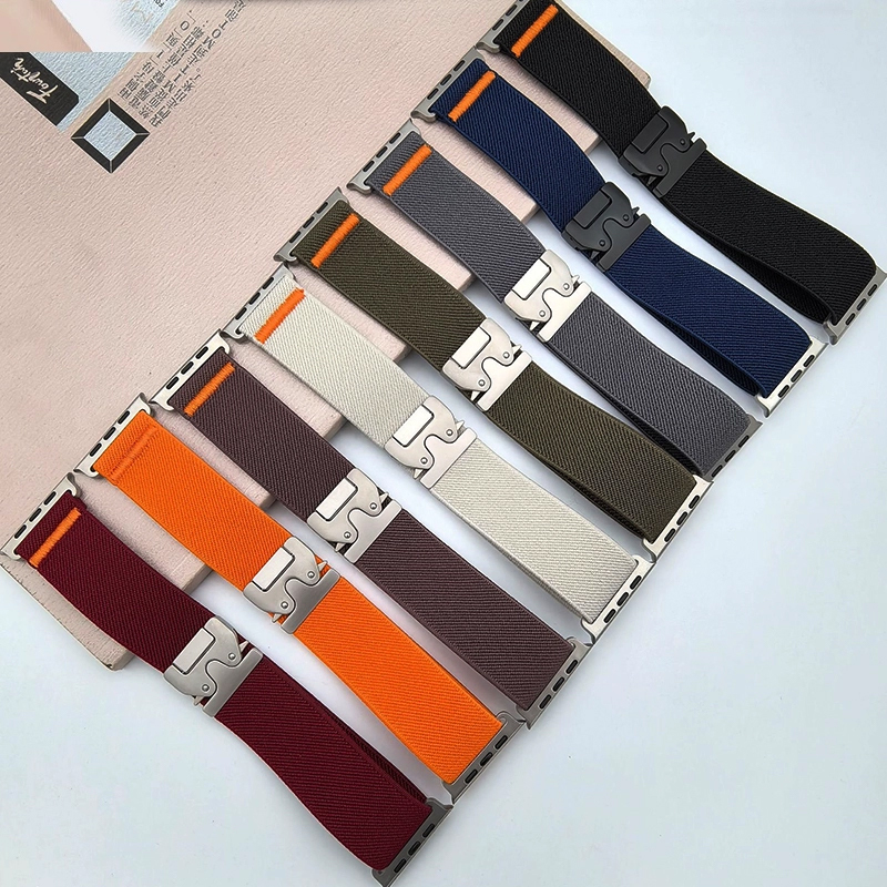 애플워치 나일론 스트랩 46mm 45mm 44mm 42 - Parachute Strap Elastic 리뷰 및 가격