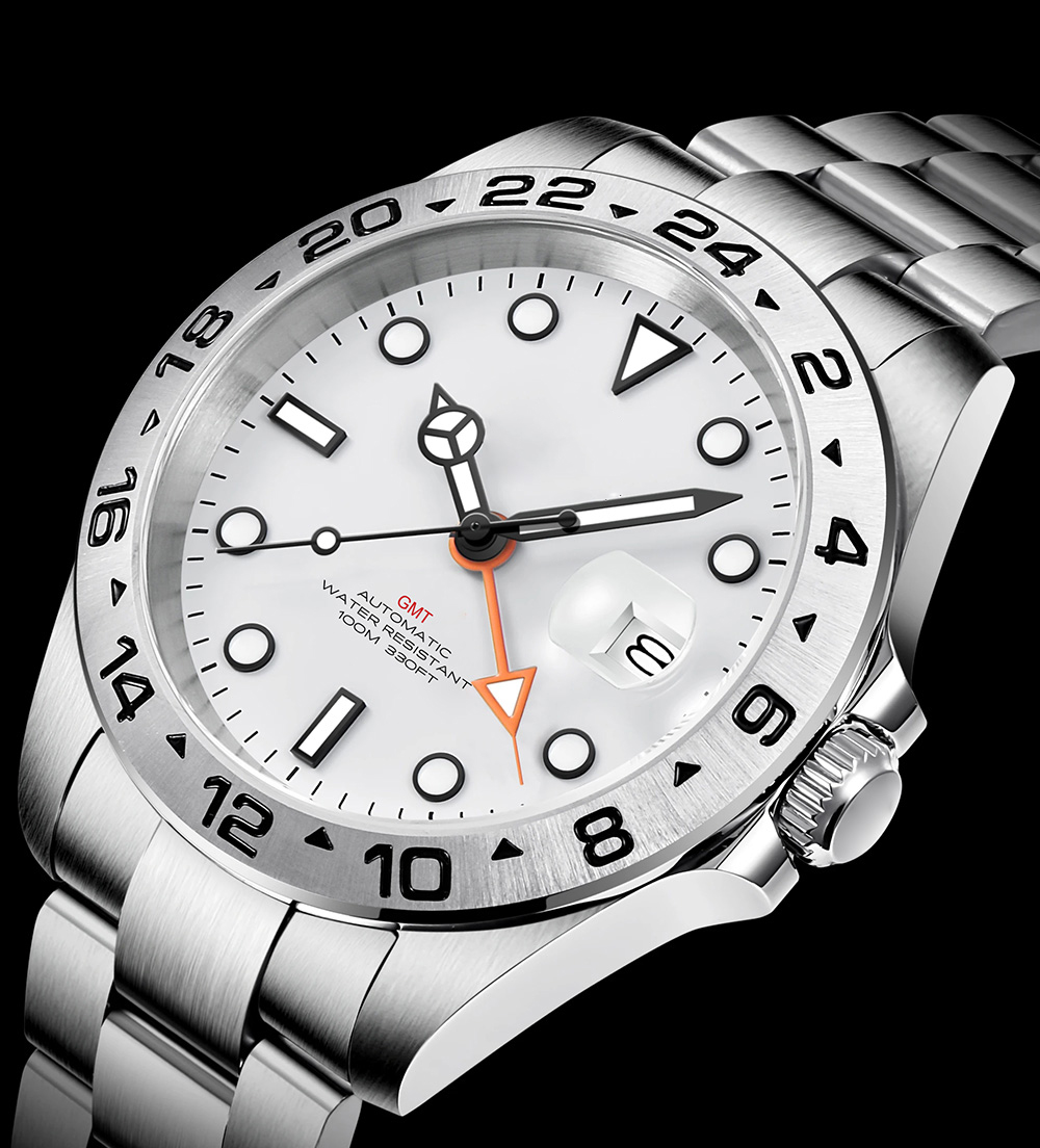 커스텀 럭셔리 39mm NH34 오토매틱 기계식 GMT - Stainless Bracelet Diver 리뷰 및 가격