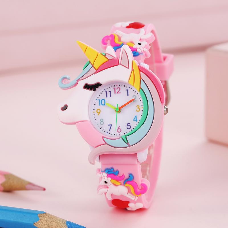 레인보우 클라우드 인쇄 실리콘 밴드 어린이 시계, 소녀 - Silicone Watch Band 22Mm 리뷰 및 가격