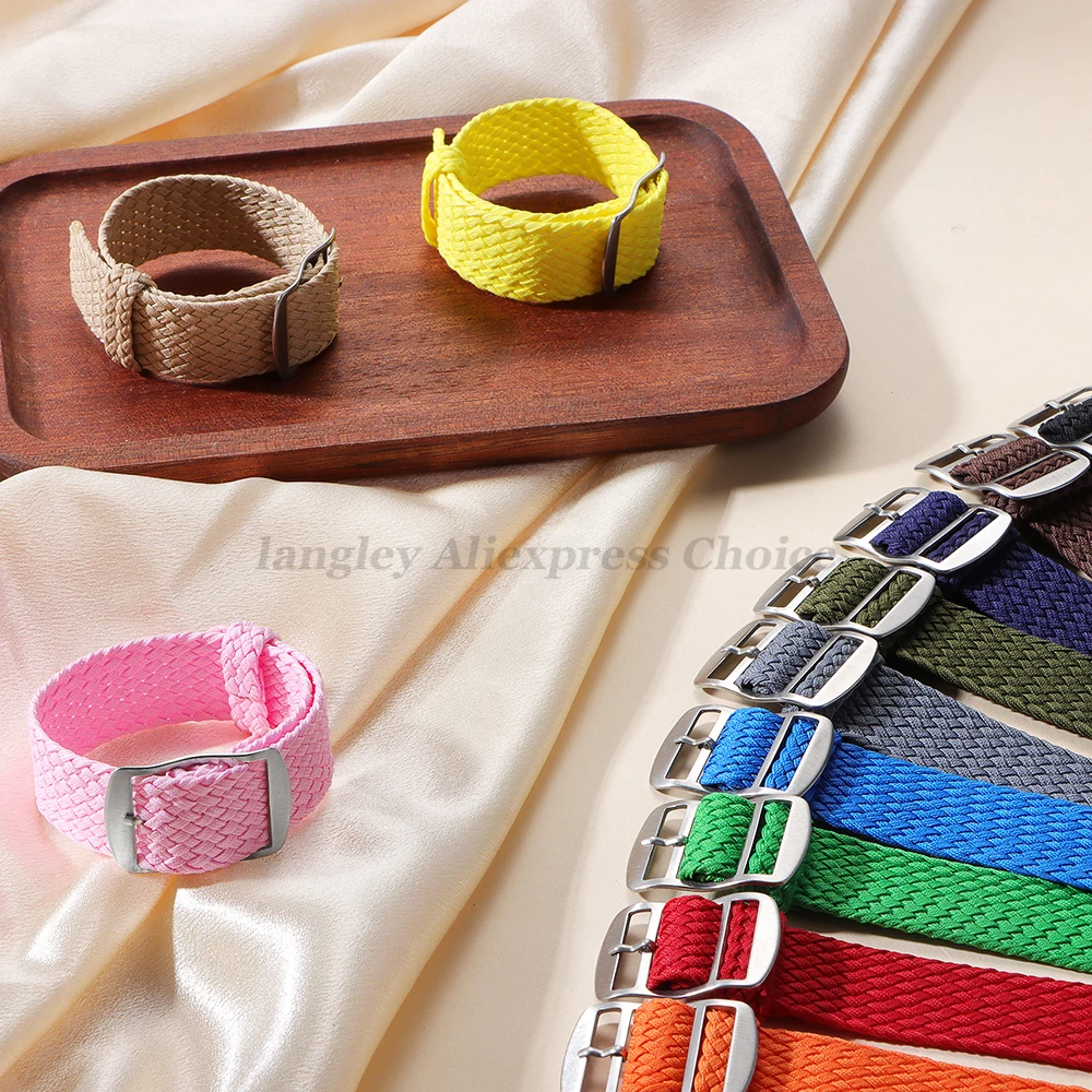 14mm 16mm 18mm 20mm 22mm 패브릭 짠 - Perlon Strap Woven 리뷰 및 가격