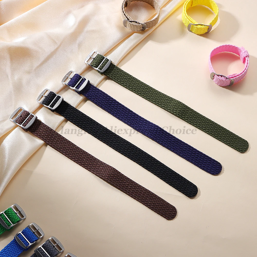 14mm 16mm 18mm 20mm 22mm 패브릭 짠 - Perlon Strap Woven 리뷰 및 가격
