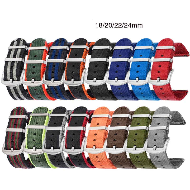 18/20/22/24mm 나일론 스트랩 남성 여성 스포 - Canvas Strap Watch 리뷰 및 가격