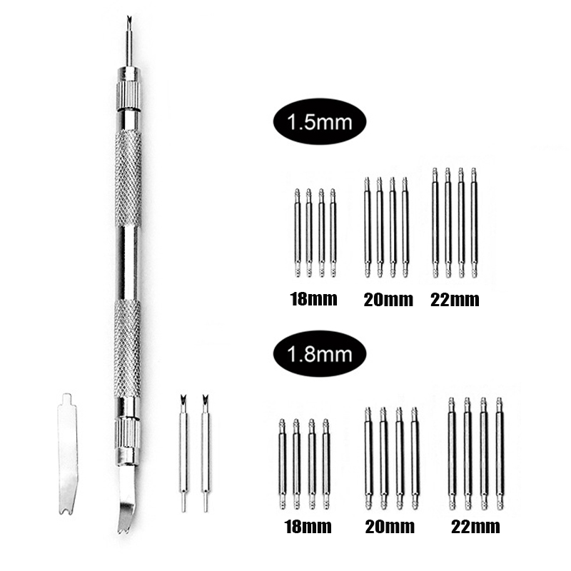 양쪽 끝이 있는 시계 수리 포크, 시계줄 케이스 수리  - Spring Bar Tool Set 리뷰 및 가격