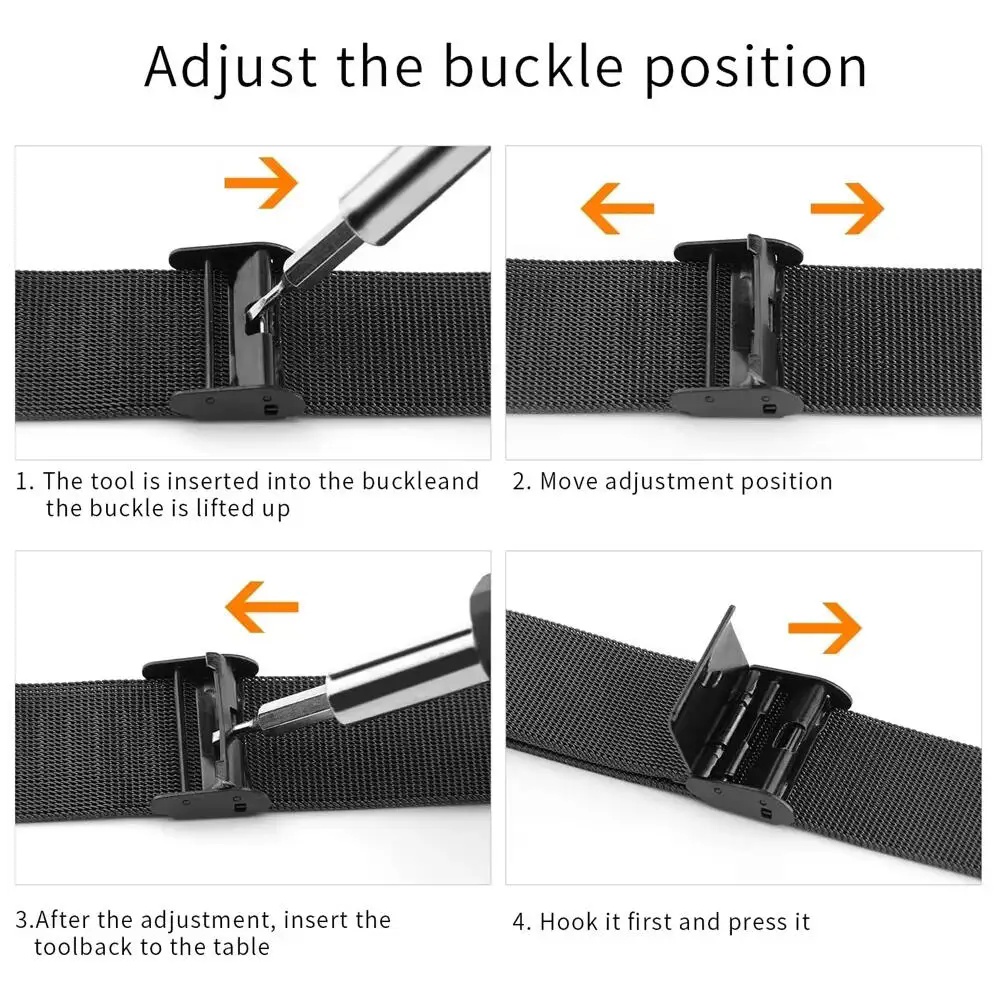 아너 워치 5 밴드용 메탈 밴드, 스테인리스 스틸 메쉬 - Mesh Strap Metal 리뷰 및 가격