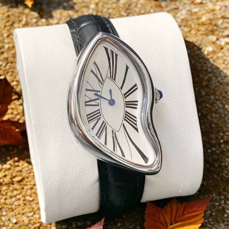 중세 외계인 시계는 y2k 외계인 여성과 남성을 녹이고 - Leather Watch Band Men 리뷰 및 가격