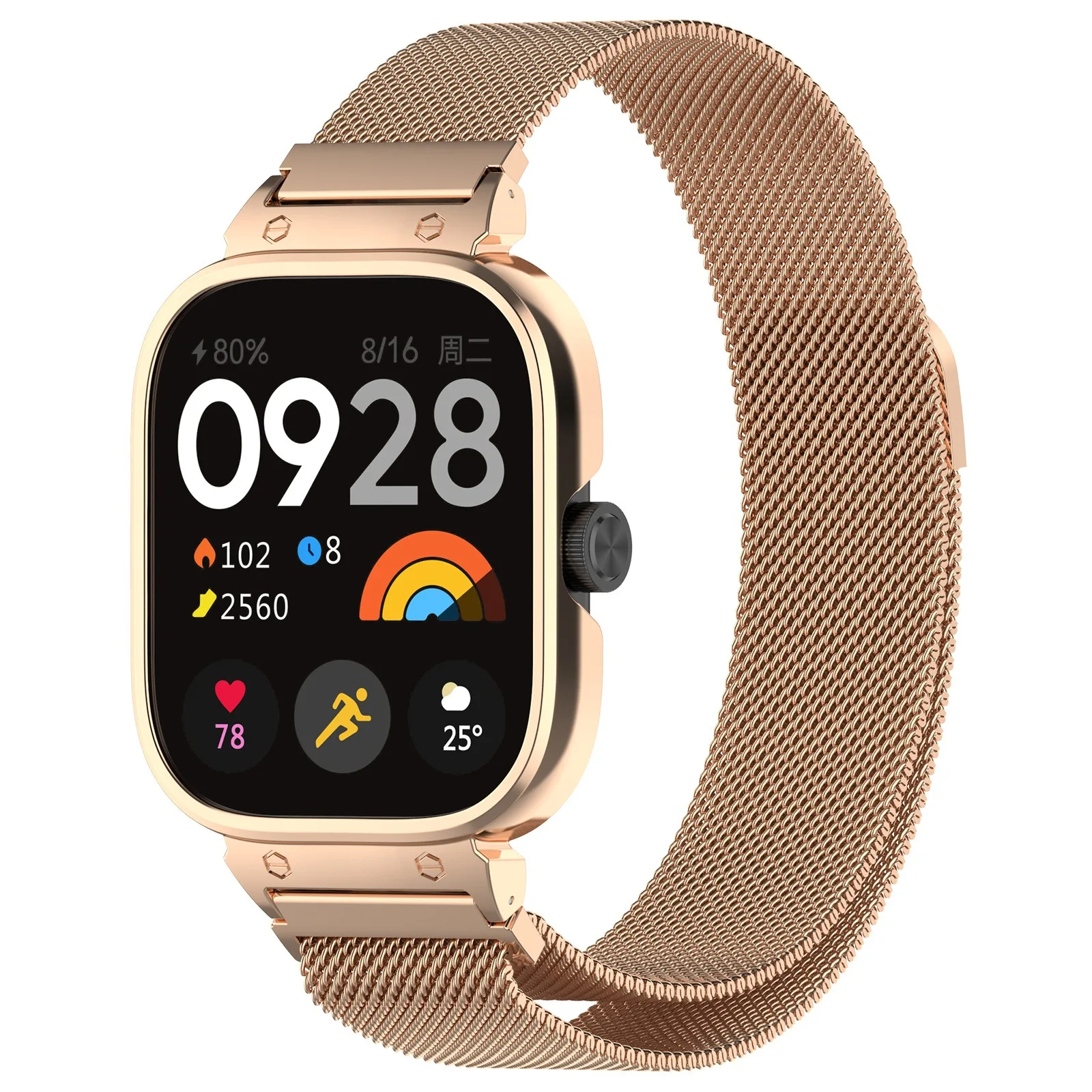 Redmi Watch 5 용 금속 케이스 + 밀라노 루 - Milanese Loop Magnetic 리뷰 및 가격