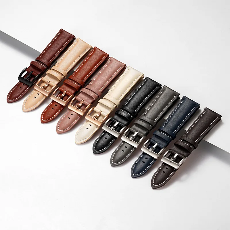 14mm 16mm 18mm 20mm 22mm 천연 가죽 - Leather Strap Quick Release 리뷰 및 가격