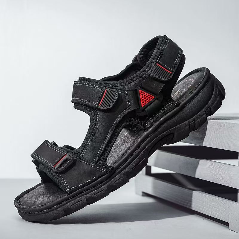남성용 2026 여름 신상 천연 가죽 빅사이즈 스포츠  - Sport Loop Velcro 리뷰 및 가격