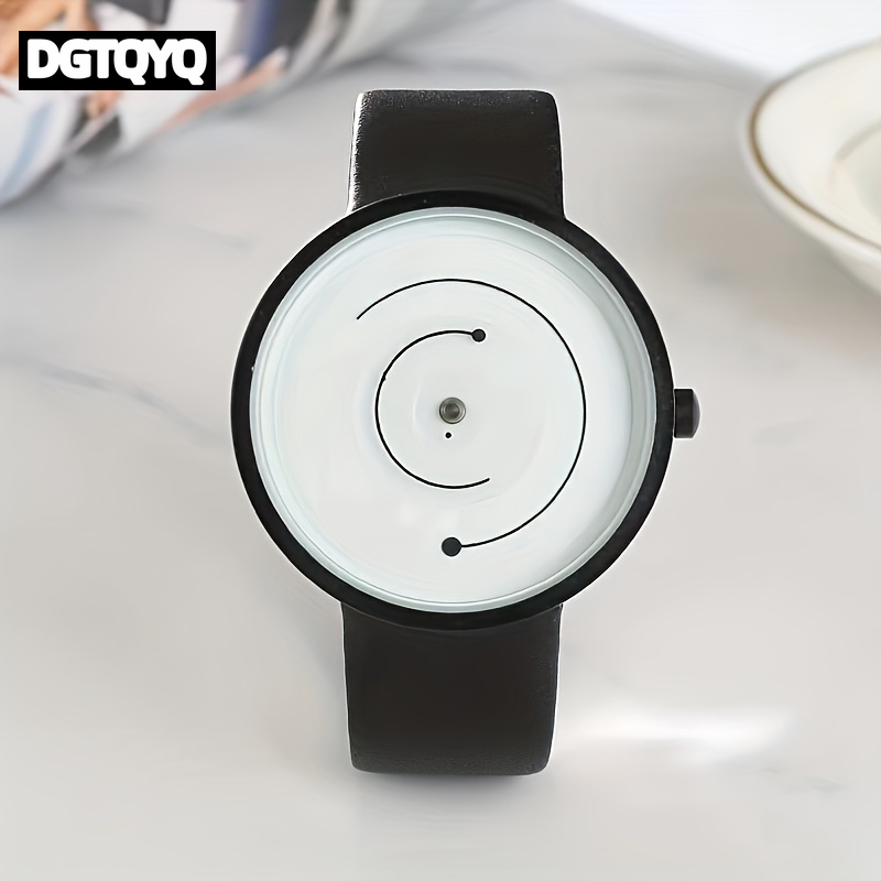 패션 크리에이티브 시계 남성 스포츠 시계 캐주얼 가죽  - Leather Watch Band Men 리뷰 및 가격