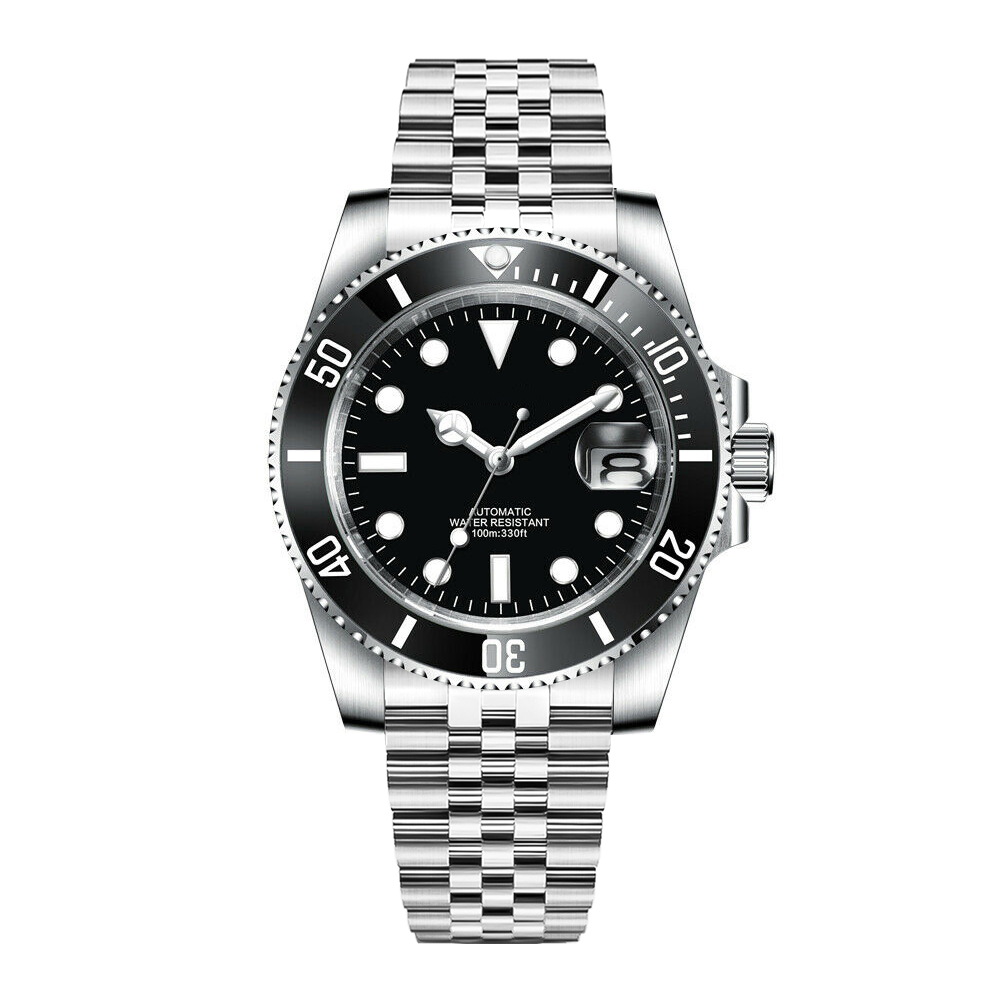 DIY 로고 40MM 다이브 시계 NH35 자동 손목  - Stainless Bracelet Diver 리뷰 및 가격