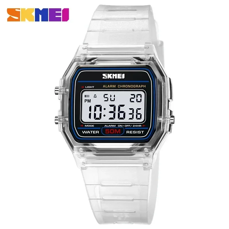 SKMEI 2056 투명 TPU 스트랩 숙녀 손목 시계 - Rubber Strap Diver 리뷰 및 가격